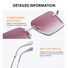 FEIVSN Trendy Sunglasses for Women Men, Designer Sunglass UV400 Protection
