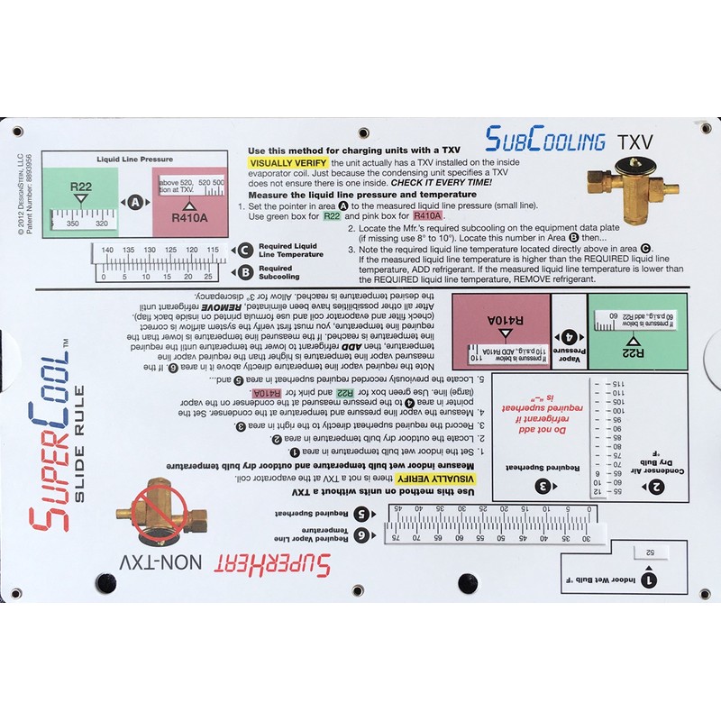 SuperCool Slide Rule A2L 5 Pack
