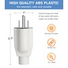 NEMA 5-15P Male 15A 125V 3-Claw Household 2-Pole 3-Wire grounding