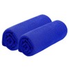 Cooling Towel, Navy Blue, Cool When Shaken Wet, Instant Cooling,