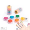 TRENDHAUS 957047 Finger Stamp Colours 6 Tower - Skin-friendly and