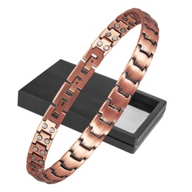YINOX Magnetic Copper Anklet for Men 26cm/10mm