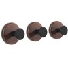 SEIUCAN Walnut Suction Cup Hooks - Waterproof No Drill Removable