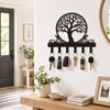 IASIRTGN Tree of Life Key Holder for Wall, Wall-Mounted Metal
