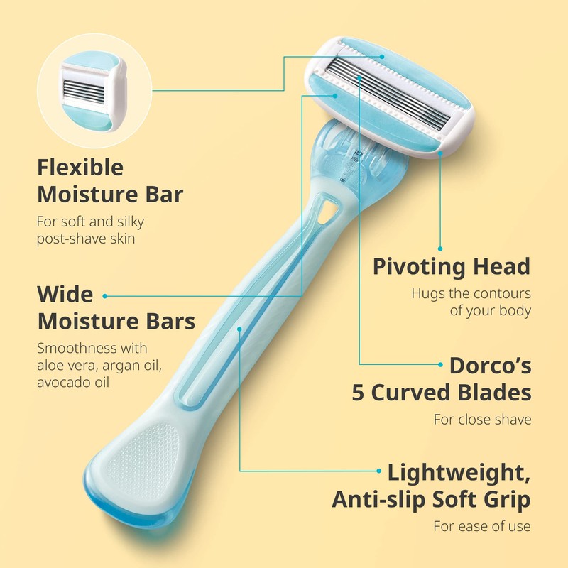 EVE 5 Women's Disposable Razors Smooth Touch | Wide moisture