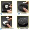 2 Pack Steel Wool Scrubber with Handle - Includes 2