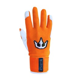 DYNASTY BASEBALL Bomb Squad Series Batting Gloves (Orange, Youth Medium)