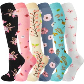 bropite Compression Socks for Women & Men Circulation-Support Knee High Socks 20-30 mmhg-Best for Running,Medical,Nurse,Travel