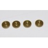 Small Brass insignia Screw Back Nut 60 threads per inch