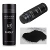 Polvo De Fibra Capilar Negro Cubre Raíz De Cabello Calvicie