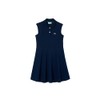 Lacoste Girl's Sleeveless Polo Dress, Navy Blue, 6Yr