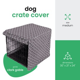 Molly Mutt Dog Crate Cover - Fits 30"x21"x24" Crate - Dog Kennel Cover - Dog Cage Cover - Med/Large Dog Crate Cover - Puppy Crate Cover - Cover for Dog Crate - Fabric Crate Cover