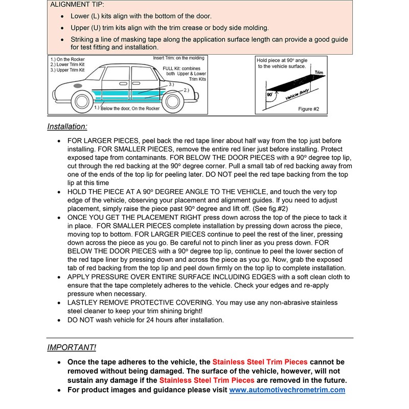 QAA fits 2019-2020 Toyota Avalon 10 Piece Stainless Pillar Post