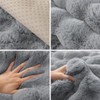Hufu Rabbit Plush Sofa Cover, Soft Warm Sofa Slipcover For