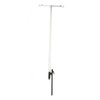 Camping Lamp Pole Retractable Double Light Hooks Retro Style Metal