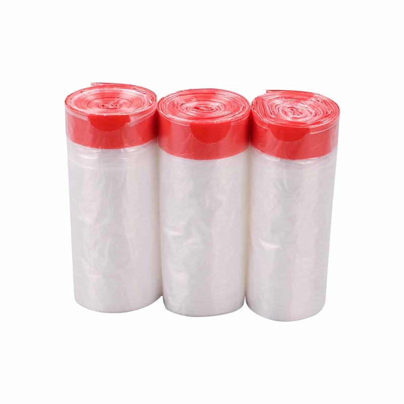 Morcte Clear 8 Gallon Drawstring Trash Bags, 108 Counts