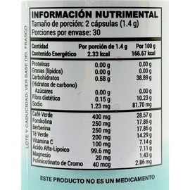 Forskolina Chitosán Cayena 60 cáps FK Forte Pure Health.