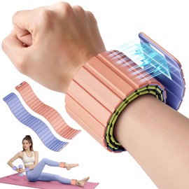 Lxlivn Wrist Weights, Ankle Weights for Women, 2 Pack (2.2LB Each)–Stackable Magnetic, Silicone (Waterproof), Non-Slip, Easy Wear, Adjustable (Men & Women), Ideal for Jogging/Yoga & More, Great Gift Idea