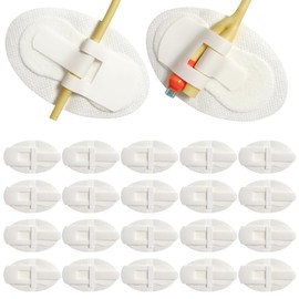 20 pcs Foley Catheter Stabilization Devices,Self-High Adhesive Catheter Supplies for Single/DoubleTube Holder Catheter Tape Fixation Device Strap Fixing Accessories,Catheter Holder