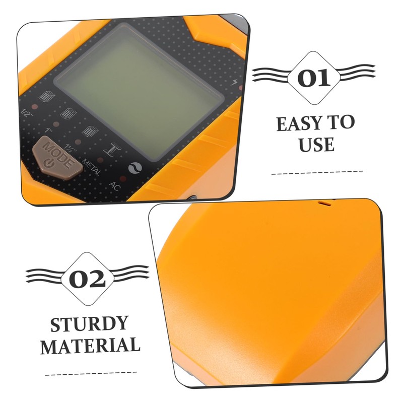 TEHAUX Wall Scanner with LCD Display Handheld Metal and Magnetic