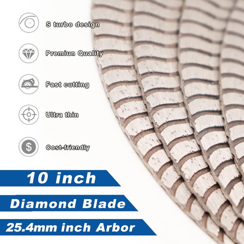 HIGHDRIL Diamond Cutting Disc 250 mm Super Thin Cutting for