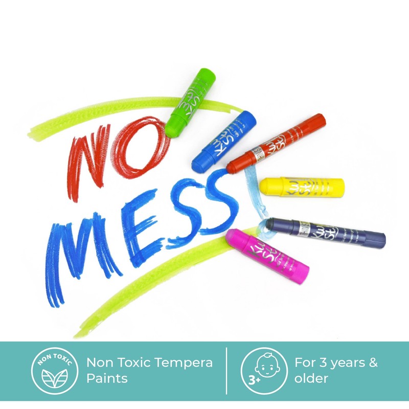 The Pencil Grip Kwik Stix Solid Tempera Paint, Super Quick