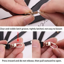 2 Pcs Faux Leather Zipper Pulls Detachable Zipper Pull Replacement with Bronze Clasp for Luggage Bag Jacket Coat Purse