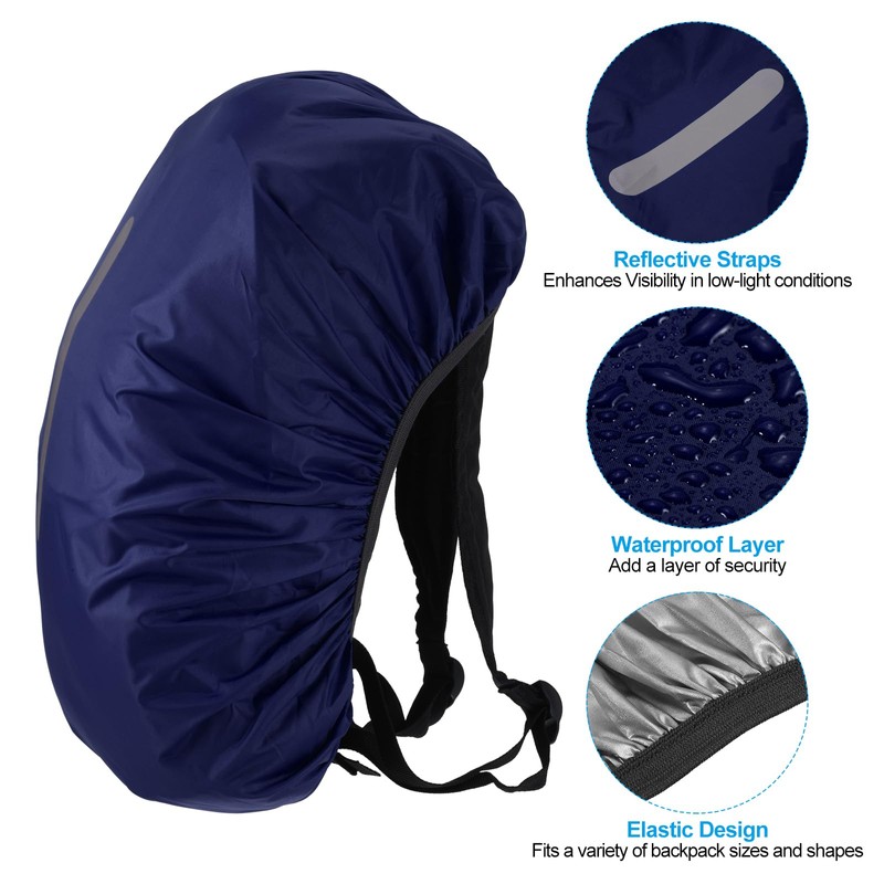 PATIKIL Waterproof Backpack Rain Cover, Non-Slip Backpack Cover with Vertical