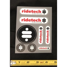 Unbranded RIDETECH  suspension 8pcs set DECALS STICKERS hotrod drags NSRA goodguys vintage