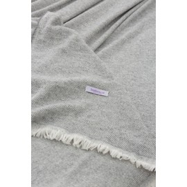 Todocama - Extra Soft Cotton Striped Blanket Multipurpose Bedspread Sofa Bed Decorative Cover and Neckerchief (Dark Grey, 120x180cm)