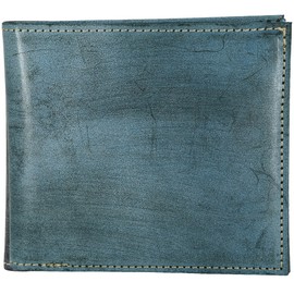 Bliss Leather Bridle Leather Bi-Fold Wallet, Short Wallet, High Class, green