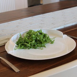 Ravencourt Living Plate Surround White – Perfect for People with Tremors, Elderly, Parkinsons Patients, Prevents Food Spillage, One-Handed Use, Easy Clip On Design, Dishwasher Safe