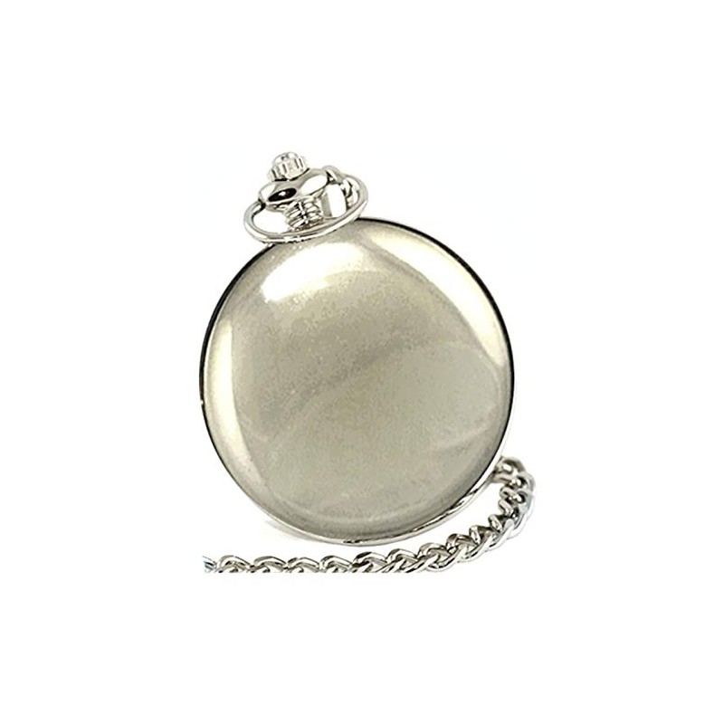 Ravel - Full-Hunter Pocket Watch - Silver Tone