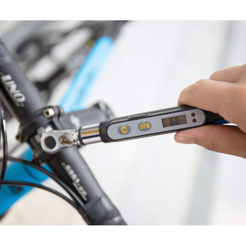 Summit Tools Bit-Head Digital Torque Wrench, 1/4 inch Drive Adopter,