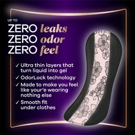 Always Discreet Boutique Adult Incontinence & Postpartum Liners For Wo