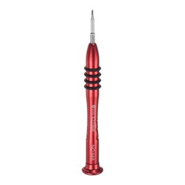 HARFINGTON Precision Y-type Screwdriver 0.6x25mm Magnetic 3 Point Head Mini Pen Style Screw Driver with Aluminum Non-slip Handle for Eyeglasses Watch Laptop Electronic, Red