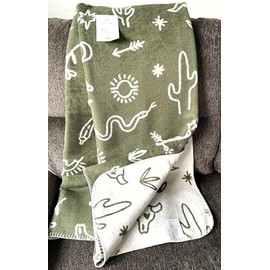 Roca Home Made in Portugal Oversized Decorative Throw Checkered Plaid & Wide Stripes Pattern Stitch Thread Sewn Edge Lightweight - Breathable and Skin-Friendly 50X67 Inches Blanket (Shandy)