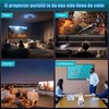 AOSO Mini Proyector Portátil,【Android12】 Soporte 1080P Full HD Proyectors 200ANSI,