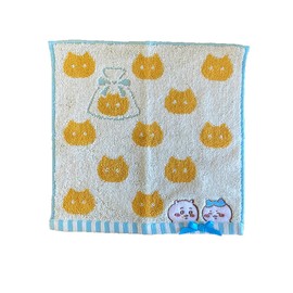 Marushin 0775024300 Mini Towel, Chiikawa, Memory Ribbon, Handkerchief, Characters, 100% Cotton, Antibacterial, Deodorizing, Present, Gift, Birthday