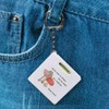 'Nature Alone Is Antique' Keyring Tape Measure/Spirit Level Tool (KM00043581)