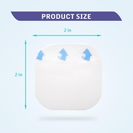 Conkote Hydrocolloid Wound Dressing 2”x 2”, Thin Adhesive Patches, Sterile, Box of 10 Dressings