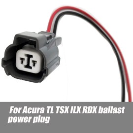 Allmost Wire Harness Connector Pigtail Compatible with Acura TL TSX ILX RDX Ballast Power Plug New