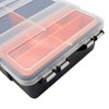 Plastic Tool Storage Box, Portable Waterproof Organizer Box with Adjustable