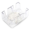 2 Deck/6 Deck Card Tray, Smooth Plastic Rotating Canasta Card