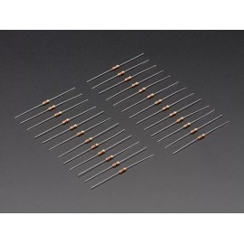 adafruit Through Hole Resistors - 220 ohm 5% 1/4W - Pack of 25 Adafruit 2780