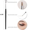 Fine Angled Eyeliner Brush, JASSINS Ultra thin Precision Eye Liner