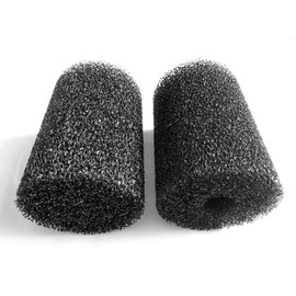 2 Pack X-Large Overflow Filter Box Intake Round Pre-Filter Foam Sponge 5.91" x 4.13" for Aquariums and Ponds (Fine 40 PPI)
