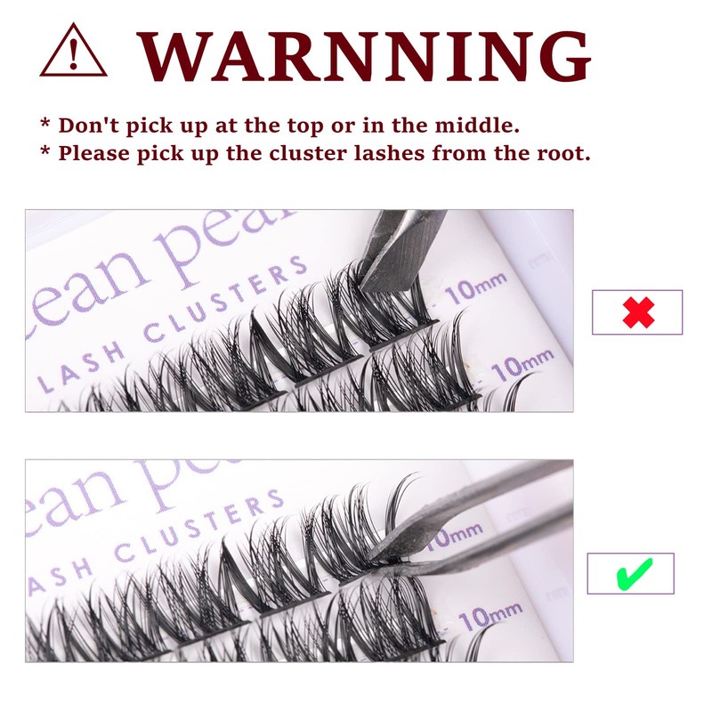 Cluster Lashes 72 Clusters Individual Lashes DIY Lash Extensions 10-16mm