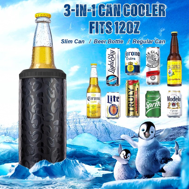 3 in 1 Slim Can Cooler for 12 OZ Skinny