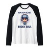 Hip Hop Heart Bronx Soul Raglan Baseball Tee